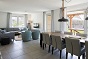 Wohnzimmer des Ferienhauses für 10 Personen in Nieuwvliet Bad und Zeeland