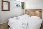 Das Schlafzimmer des Strandhauses für 6 Personen in Kamperland