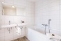 Das Badezimmer der Ferienwohnung fr 4 Personen in Dishoek und Zeeland