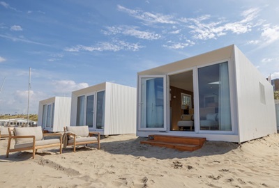 Strandhaus fr 2 Personen in Zandvoort - Direkt am Meer in Holland